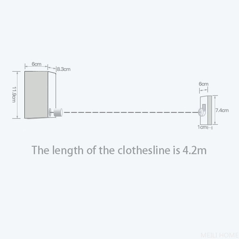 Adjustable Heavy-Duty Clothes Drying Rope – Portable Laundry Line for Indoor & Outdoor Use